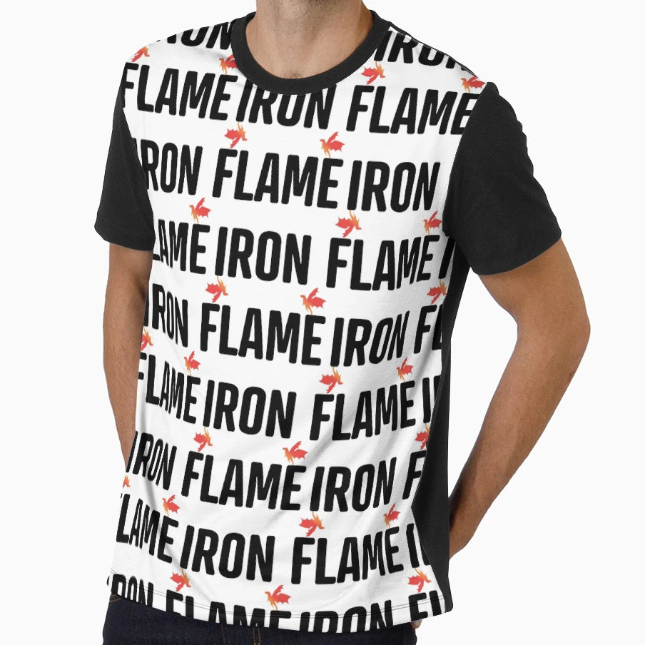 Iron Flame Dragon T-Shirt - Graphic Print Unisex - T-Shirt, Sweatshirt, Hoodie