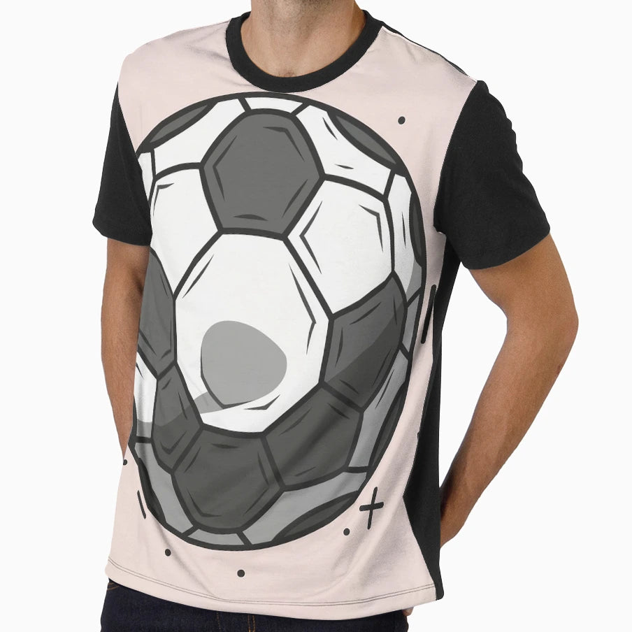 Soccer Ball Futbol Football T-Shirt - Custom Art Print Unisex - T-Shirt, Sweatshirt, Hoodie