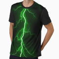 Green Thunder T-Shirt - Minimalist Print Men Women - T-Shirt, Sweatshirt, Hoodie