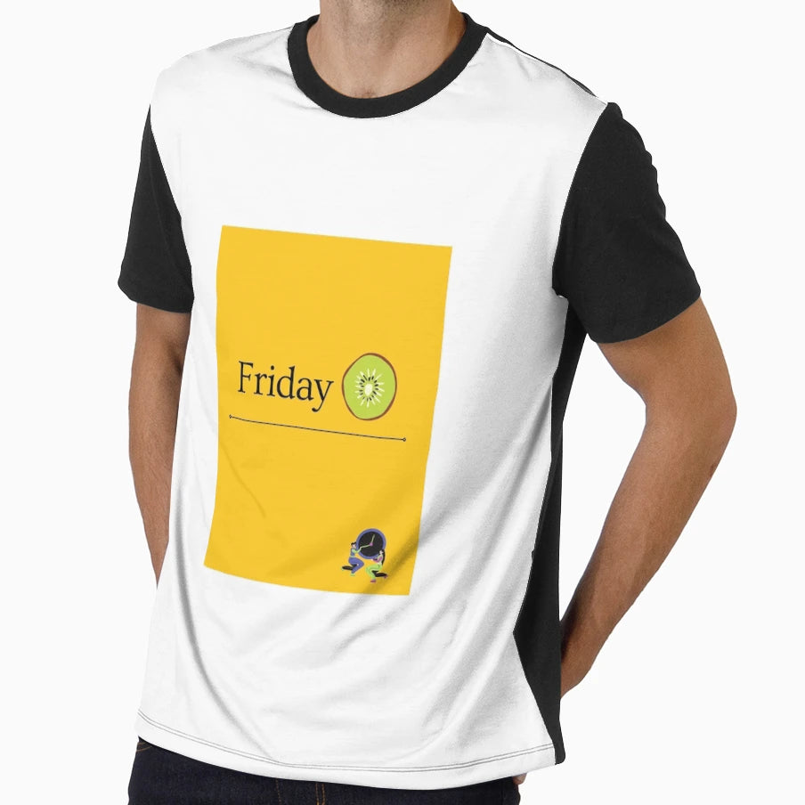 Friday T-Shirt - Minimalist Print Men Women - T-Shirt, Sweatshirt, Hoodie
