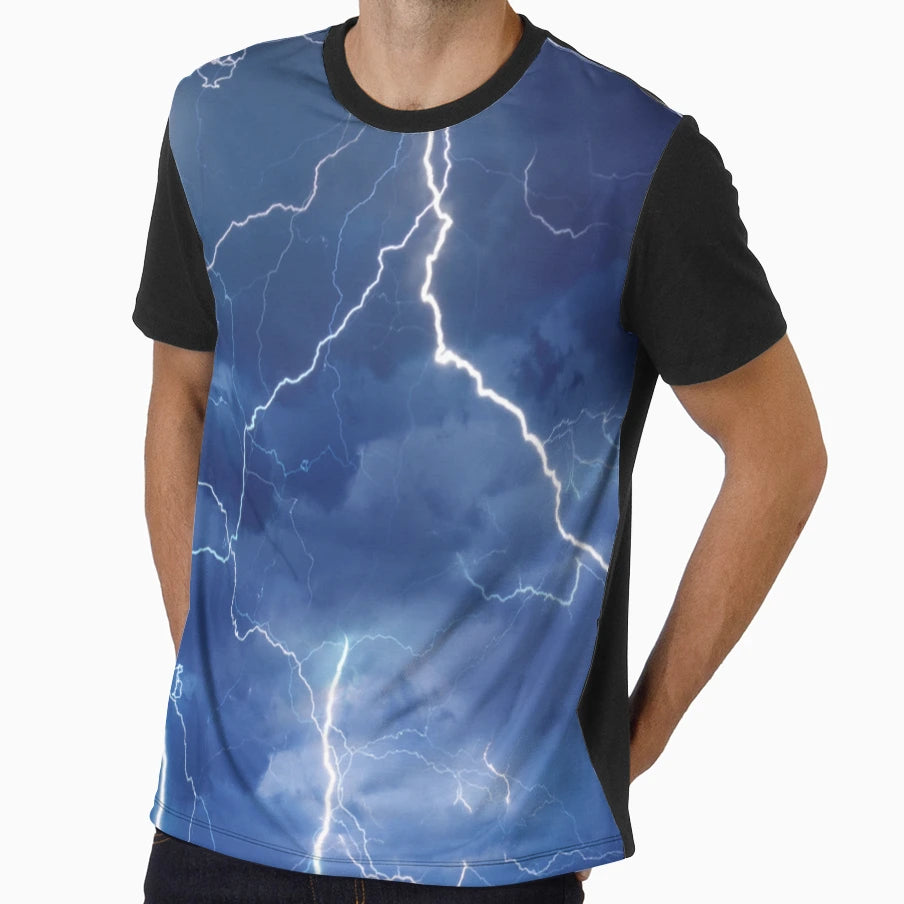 Thunder And Lightning T-Shirt - Unique Graphic Men Women - T-Shirt, Sweatshirt, Hoodie