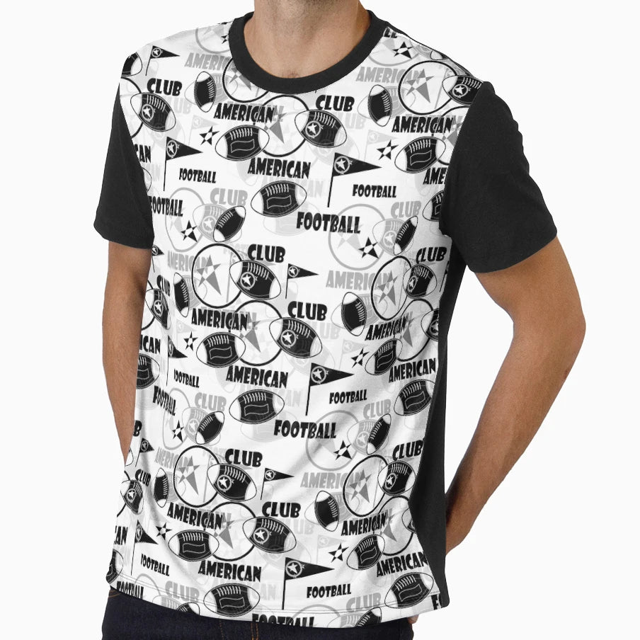 American Football 1 T-Shirt - Trendy Graphic for Adults - T-Shirt, Sweatshirt, Hoodie