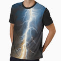 Lightning Strikes T-Shirt - Unique Graphic for Adults - T-Shirt, Sweatshirt, Hoodie