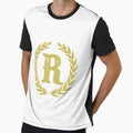 Mustard Yellow Monogram Letter R T-Shirt - Trendy Graphic for Adults - T-Shirt, Sweatshirt, Hoodie