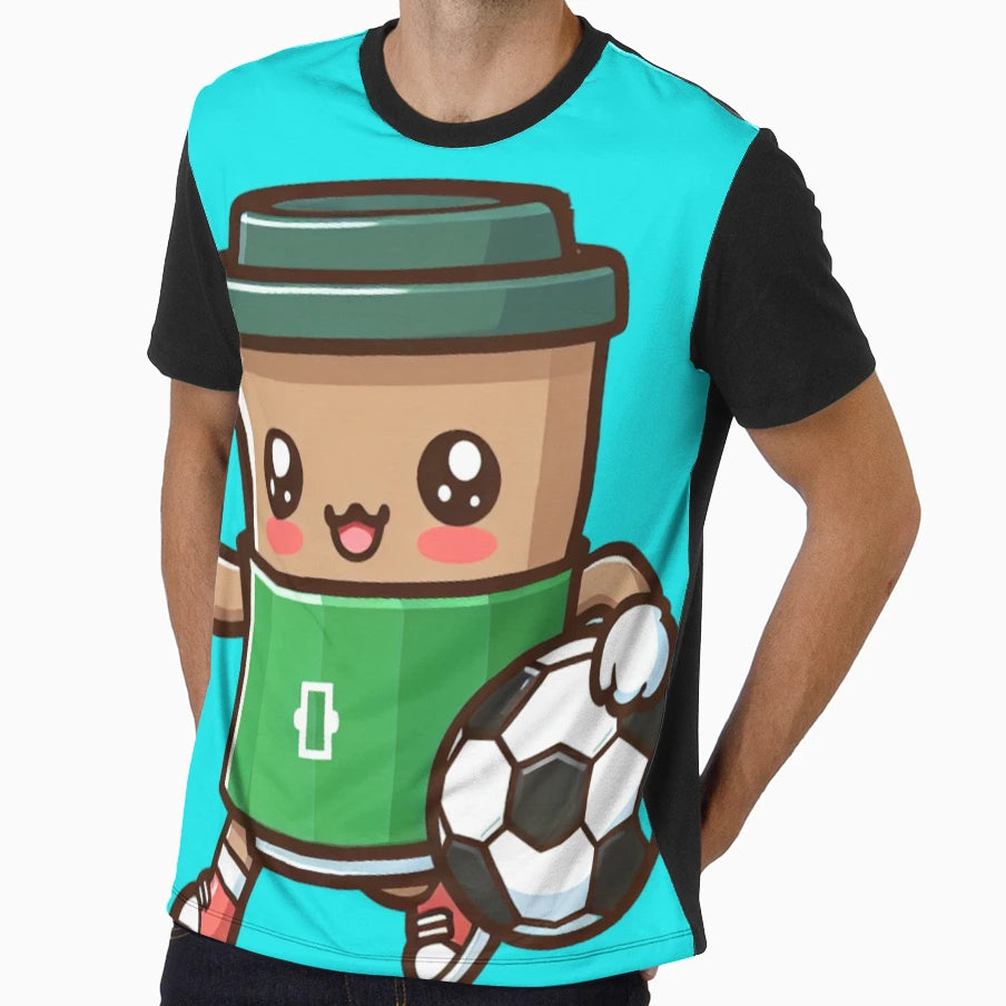 I Love You Both Coffee Football T-Shirt - Novelty Apparel Men Women - T-Shirt, Sweatshirt, Hoodie
