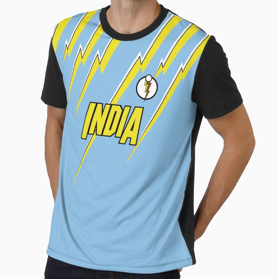 India World Series Cricket Mid 90S Odi T-Shirt - Aesthetic Graphic Unisex - T-Shirt, Sweatshirt, Hoodie