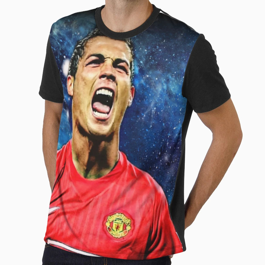Ronaldo Photo T-Shirt - Aesthetic Graphic Unisex - T-Shirt, Sweatshirt, Hoodie