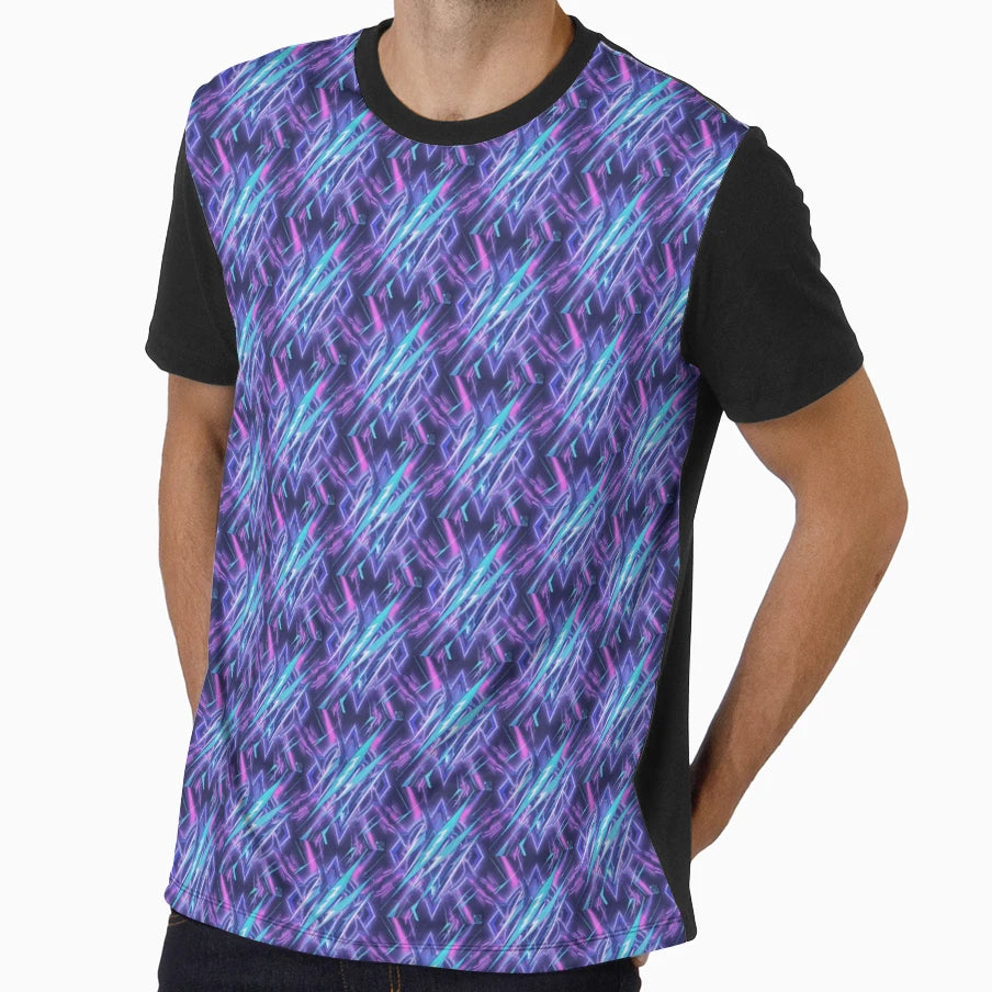 Neon Lightening T-Shirt - Aesthetic Graphic for Adults - T-Shirt, Sweatshirt, Hoodie