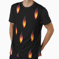 Flames T-Shirt - Fun Novelty Design for Adults - T-Shirt, Sweatshirt, Hoodie