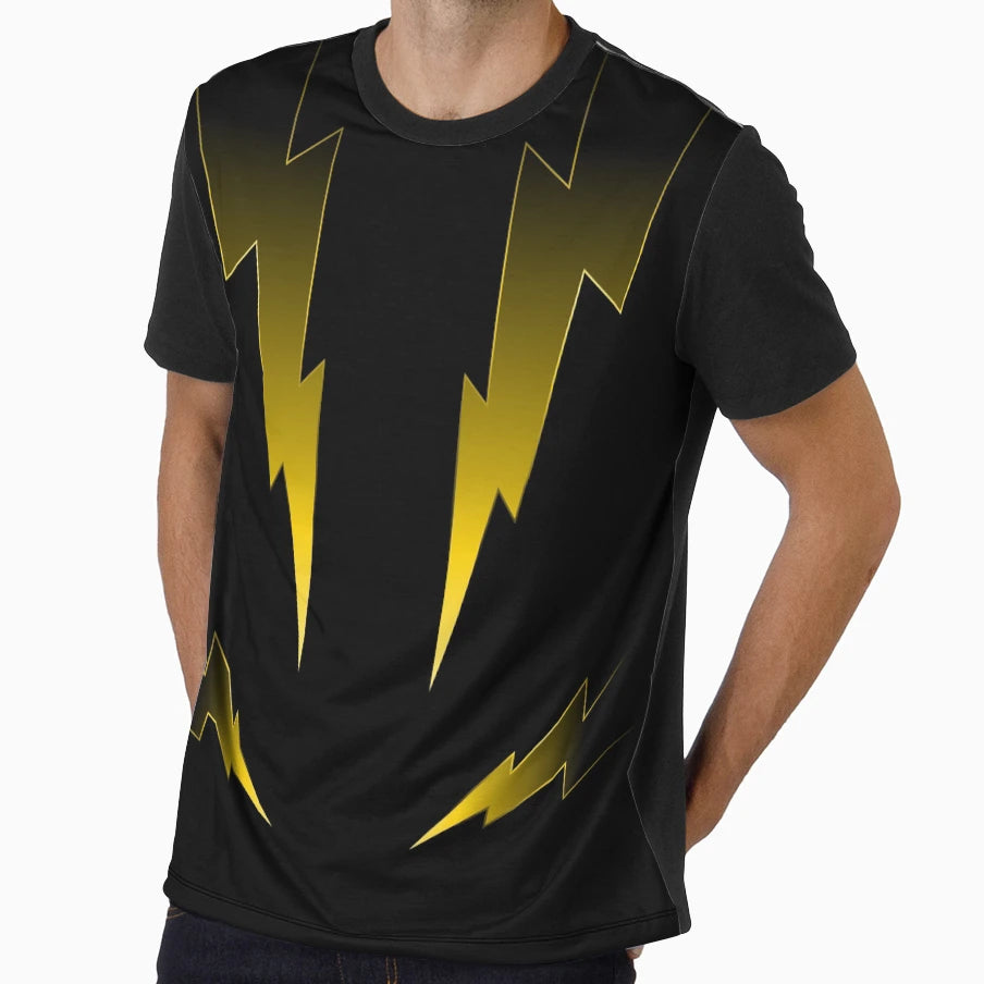 Thunderbolts Gold T-Shirt - Aesthetic Graphic for Adults - T-Shirt, Sweatshirt, Hoodie