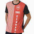 Denmark 1986 Football T-Shirt - Trendy Graphic for Adults - T-Shirt, Sweatshirt, Hoodie