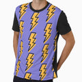 Lightening Pattern T-Shirt - Novelty Apparel for Adults - T-Shirt, Sweatshirt, Hoodie