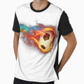 Blue Flame Ball T-Shirt - Trendy Graphic Unisex - T-Shirt, Sweatshirt, Hoodie