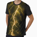 Yellow Lightning T-Shirt - Fun Novelty Design Unisex - T-Shirt, Sweatshirt, Hoodie