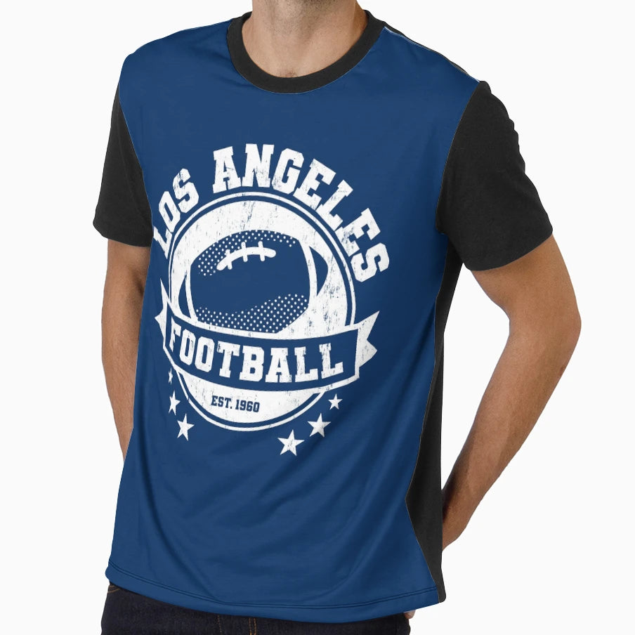 Los Angeles Football Team League Sports T-Shirt - Unique Graphic Unisex - T-Shirt, Sweatshirt, Hoodie