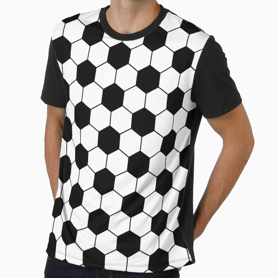 Soccer Ball T-Shirt - Unique Graphic for Adults - T-Shirt, Sweatshirt, Hoodie
