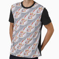 Flaming Tattoo Guitar T-Shirt - Aesthetic Graphic Men Women - T-Shirt, Sweatshirt, Hoodie