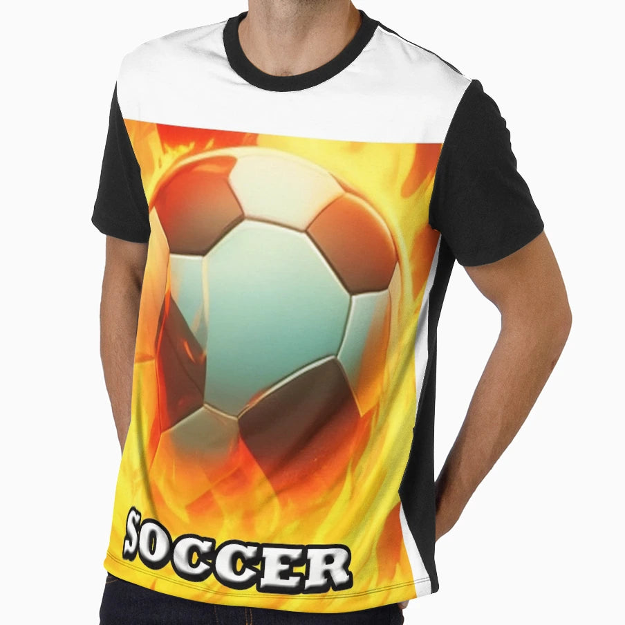 Soccer Football T-Shirt - Aesthetic Graphic Men Women - T-Shirt, Sweatshirt, Hoodie