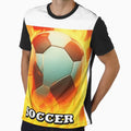 Soccer Football T-Shirt - Aesthetic Graphic Men Women - T-Shirt, Sweatshirt, Hoodie