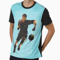 Footballer Running Ball T-Shirt - Casual Everyday Wear Men Women - T-Shirt, Sweatshirt, Hoodie