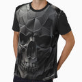 Subtle Black Skull Pattern T-Shirt - Fun Novelty Design for Adults - T-Shirt, Sweatshirt, Hoodie