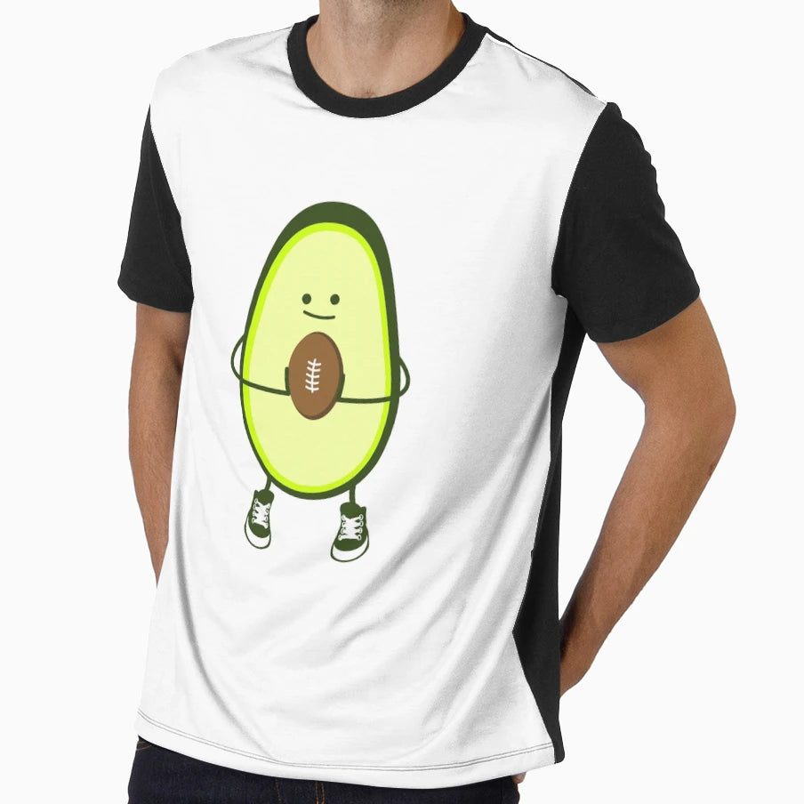 Funny Rugby Avocado T-Shirt - Novelty Apparel Unisex - T-Shirt, Sweatshirt, Hoodie