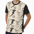 English Football Pattern Funny Soccer T-Shirt - Minimalist Print Men Women - T-Shirt, Sweatshirt, Hoodie