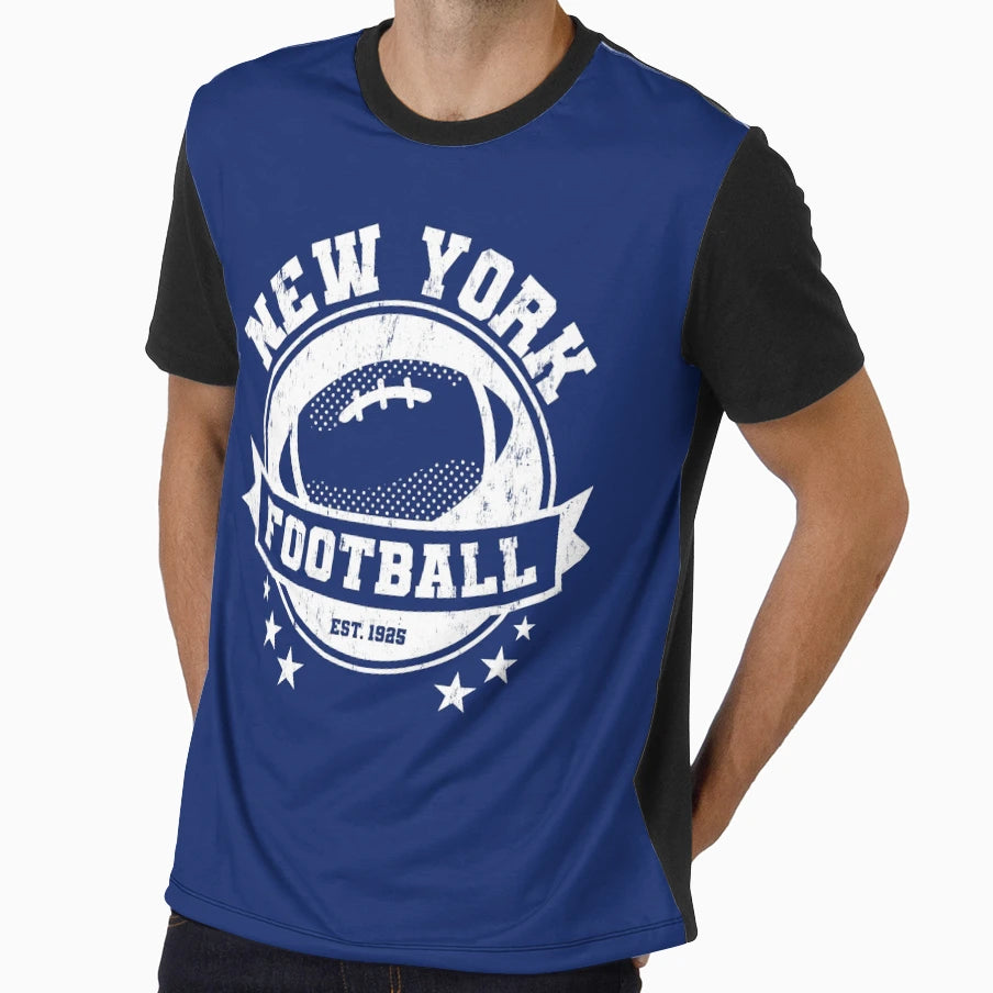 New York Football Team League Sports T-Shirt - Trendy Graphic Unisex - T-Shirt, Sweatshirt, Hoodie