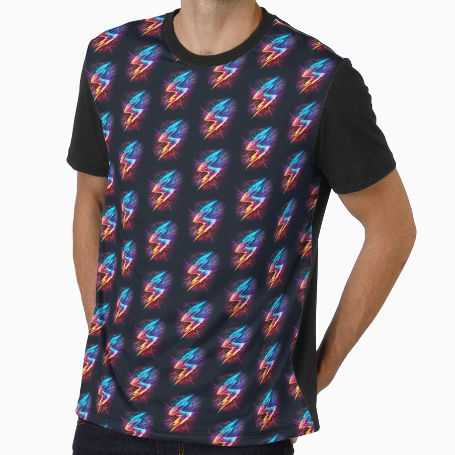 Bold Lightning T-Shirt - Casual Everyday Wear Men Women - T-Shirt, Sweatshirt, Hoodie
