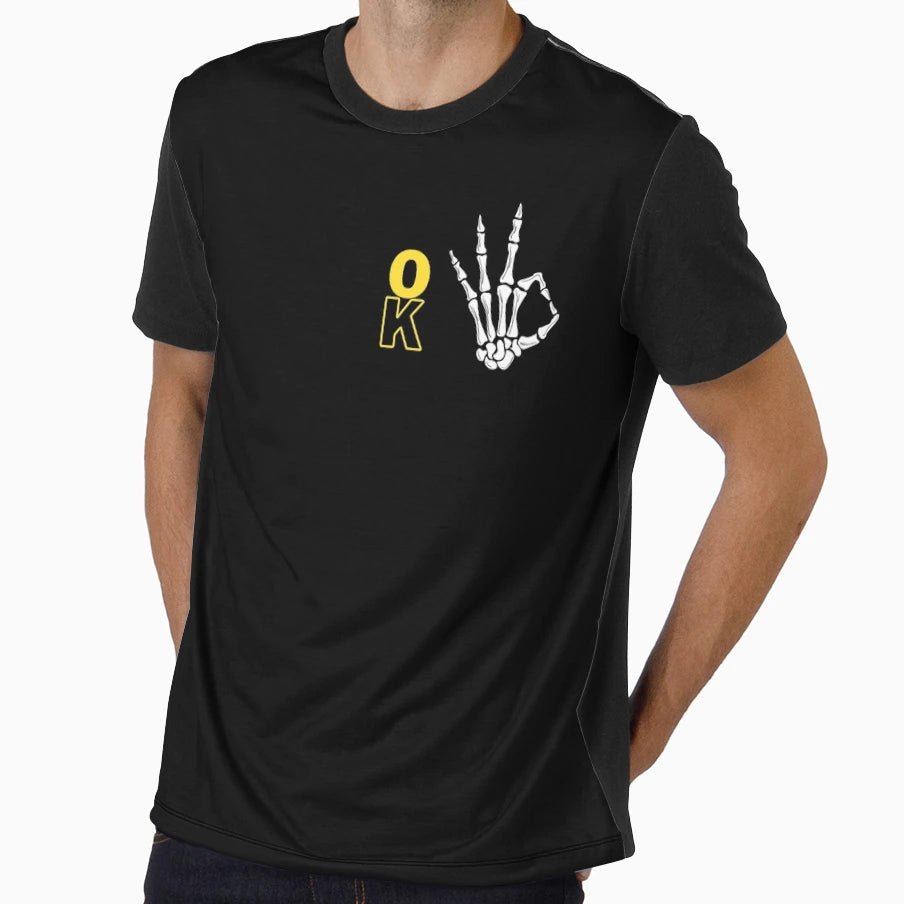 Indifferent Skeleton T-Shirt - Novelty Apparel for Adults - T-Shirt, Sweatshirt, Hoodie