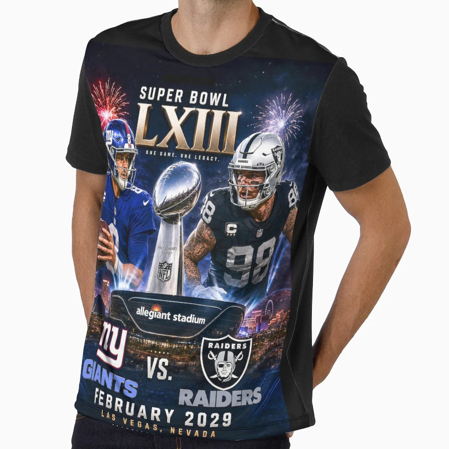 Superbowl Lxiii New York Giants T-Shirt - Casual Everyday Wear Men Women - T-Shirt, Sweatshirt, Hoodie