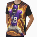 18Flames T-Shirt - Fun Novelty Design for Adults - T-Shirt, Sweatshirt, Hoodie