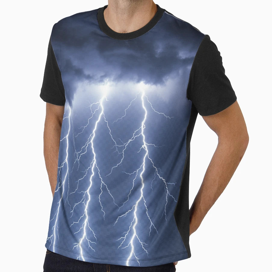 Thunder T-Shirt - Unique Graphic for Adults - T-Shirt, Sweatshirt, Hoodie