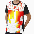 S Flames T-Shirt - Aesthetic Graphic for Adults - T-Shirt, Sweatshirt, Hoodie