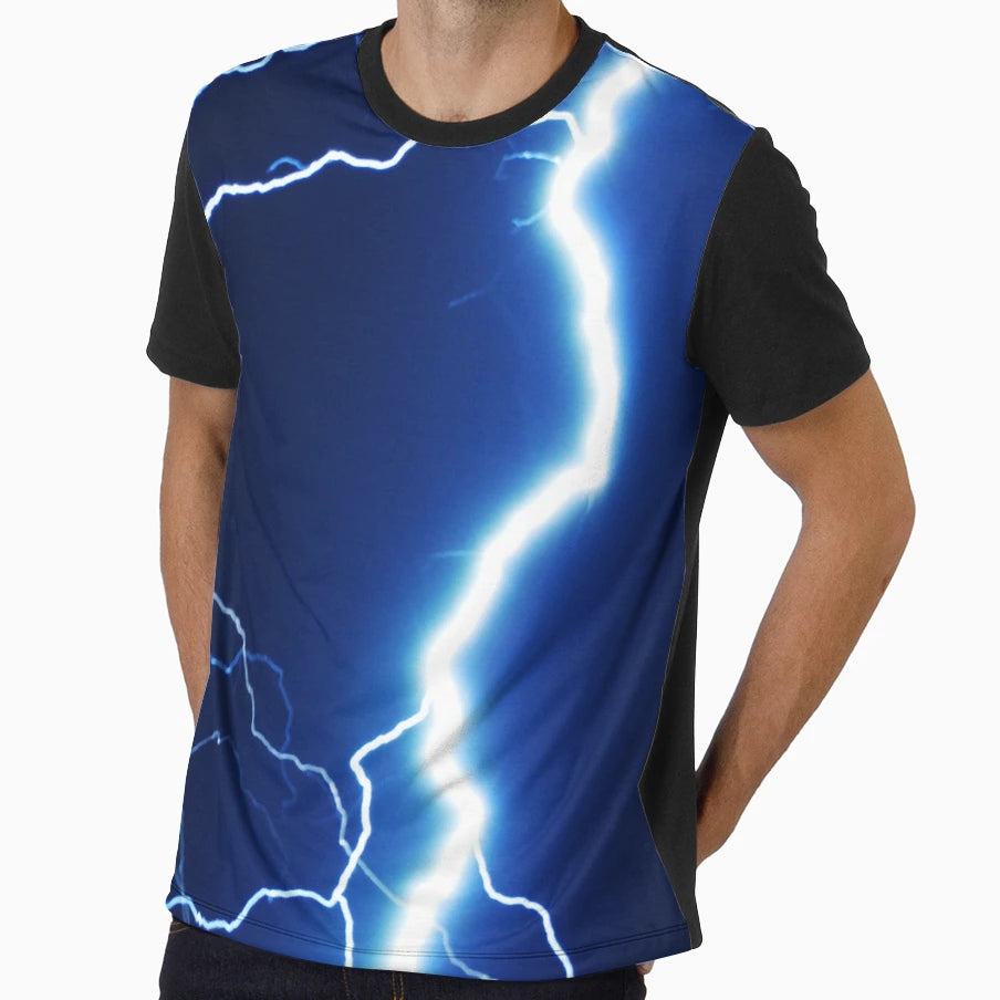 Lightning Strikes T-Shirt - Casual Everyday Wear for Adults - T-Shirt, Sweatshirt, Hoodie