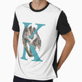 Skull Letter K T-Shirt - Casual Everyday Wear Men Women - T-Shirt, Sweatshirt, Hoodie