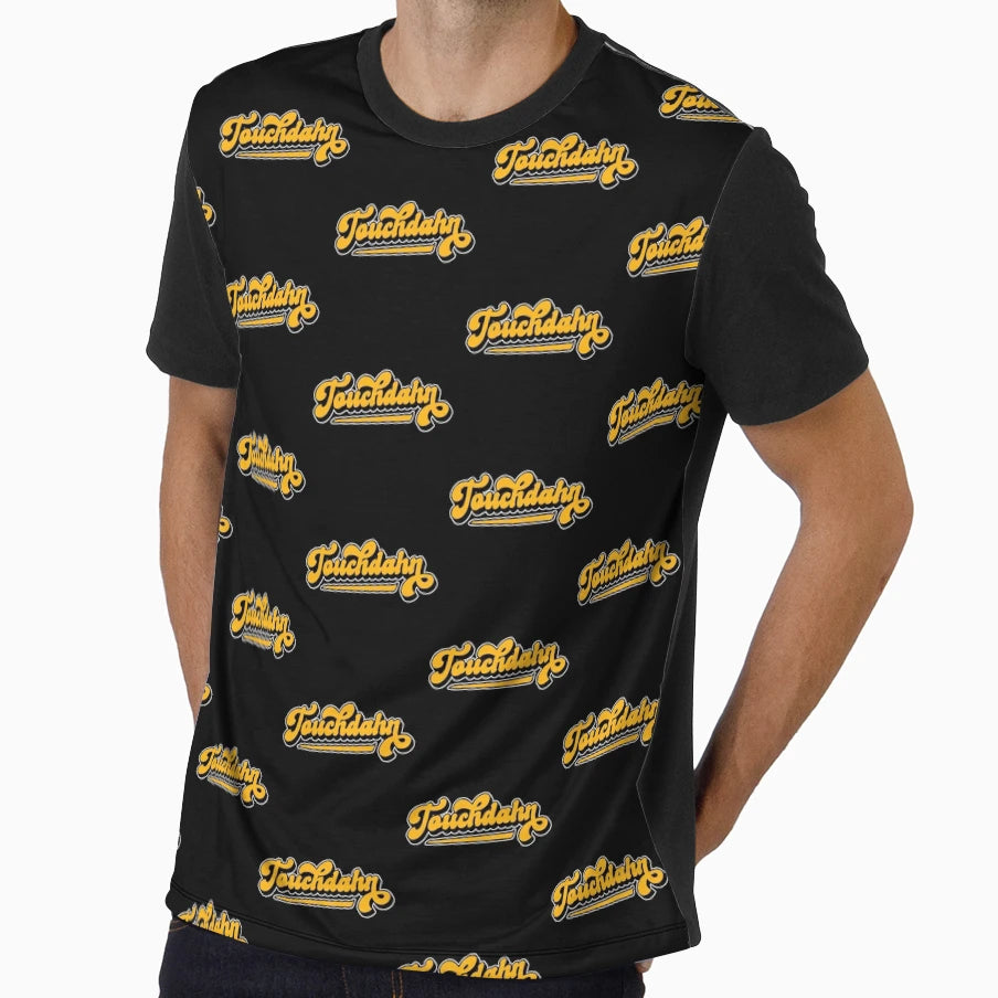 Touchdahn Funny Pittsburgh Football T-Shirt - Novelty Apparel for Adults - T-Shirt, Sweatshirt, Hoodie