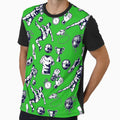 Football Match Day Patterns Dynamic T-Shirt - Graphic Print Men Women - T-Shirt, Sweatshirt, Hoodie