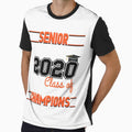 Senior Class 2020 Quarantine T-Shirt - Custom Art Print Unisex - T-Shirt, Sweatshirt, Hoodie