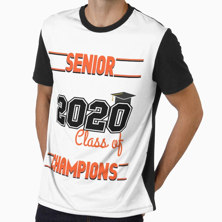 Senior Class 2020 Quarantine T-Shirt - Custom Art Print Unisex - T-Shirt, Sweatshirt, Hoodie