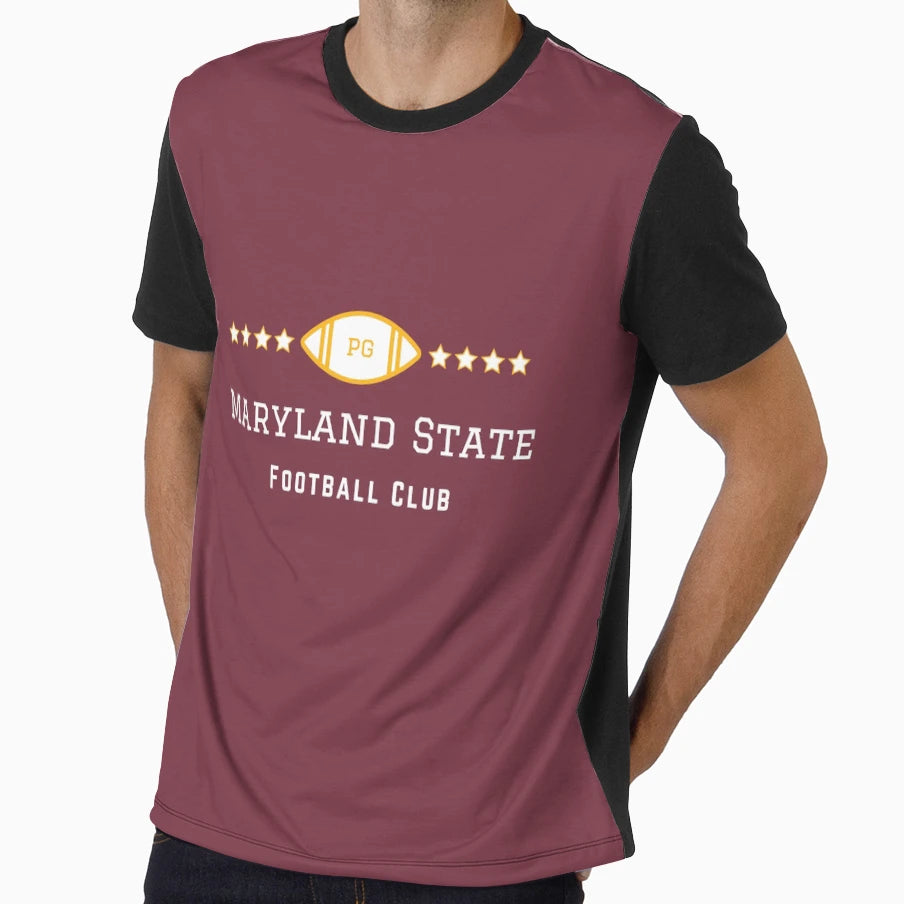 Maryland State Football Club T-Shirt - Unique Graphic Men Women - T-Shirt, Sweatshirt, Hoodie