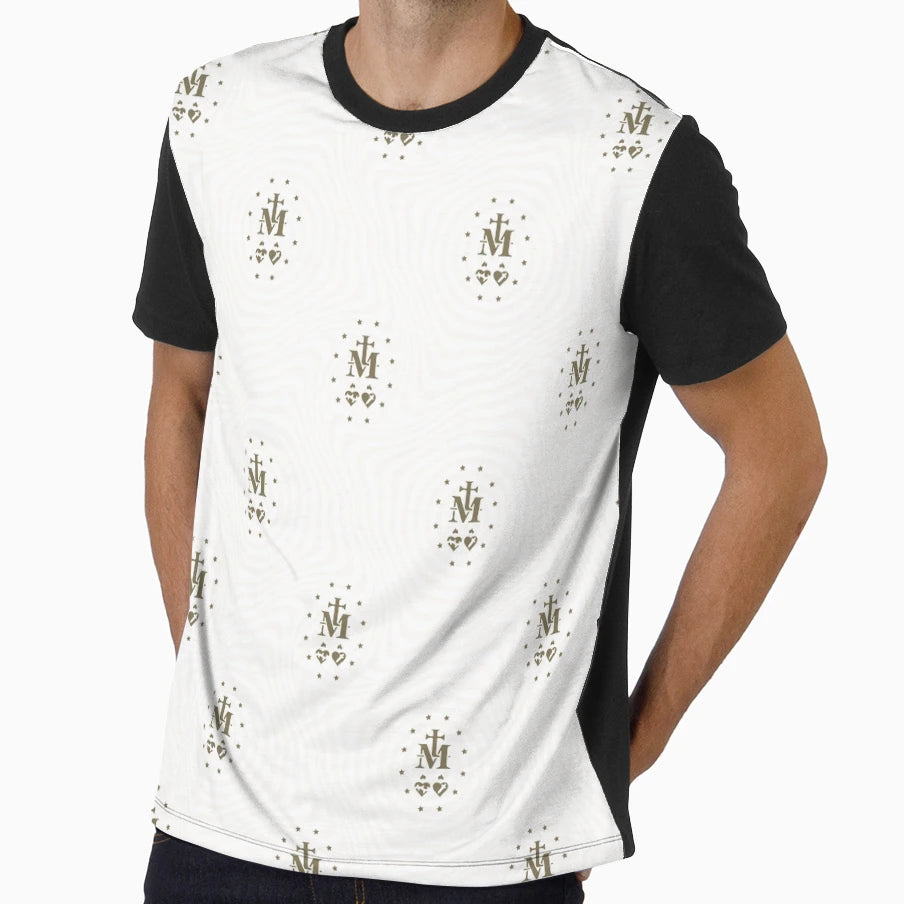 Miraculous Medal T-Shirt - Aesthetic Graphic Men Women - T-Shirt, Sweatshirt, Hoodie