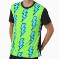 Lightening Pattern T-Shirt - Minimalist Print Unisex - T-Shirt, Sweatshirt, Hoodie