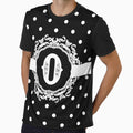 Black Monogram Letter O T-Shirt - Trendy Graphic Men Women - T-Shirt, Sweatshirt, Hoodie