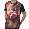 American Football Grunge Abstract T-Shirt - Minimalist Print for Adults - T-Shirt, Sweatshirt, Hoodie