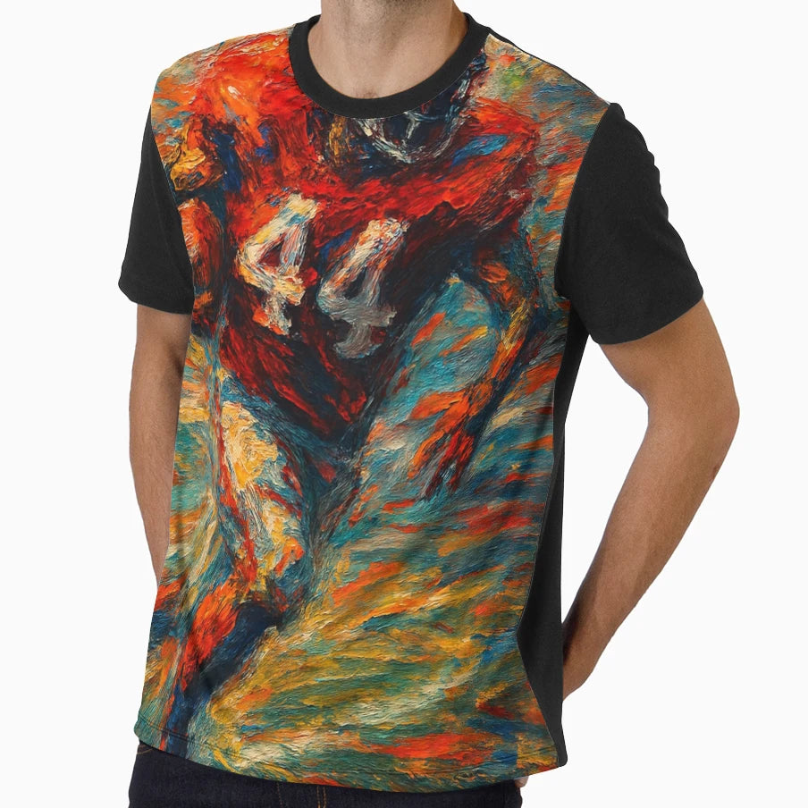 Powerful Speed Captured T-Shirt - Custom Art Print for Adults - T-Shirt, Sweatshirt, Hoodie