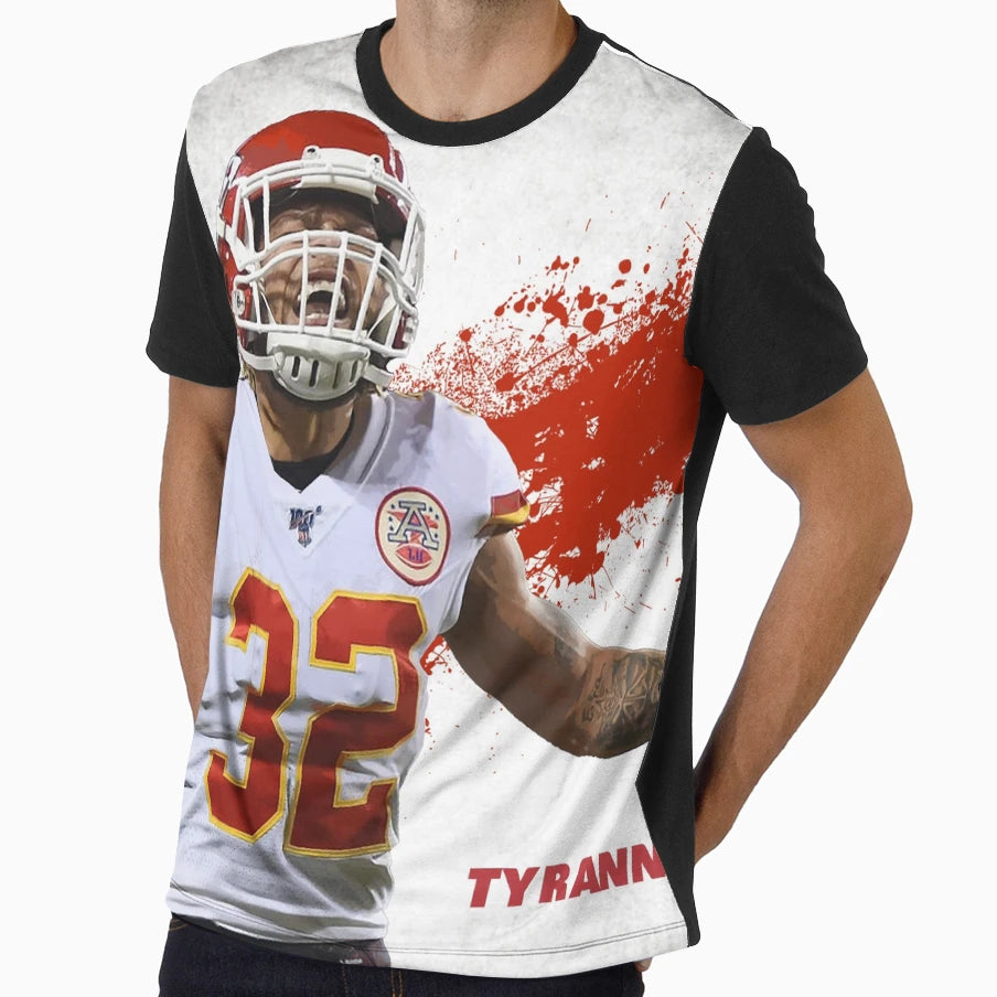Tyrann Mathieu Honey Badger Kansas City T-Shirt - Minimalist Print Unisex - T-Shirt, Sweatshirt, Hoodie