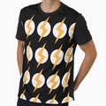 Lightning Bolt Pattern T-Shirt - Custom Art Print for Adults - T-Shirt, Sweatshirt, Hoodie