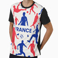 Soccer France T-Shirt - Casual Everyday Wear Men Women - T-Shirt, Sweatshirt, Hoodie