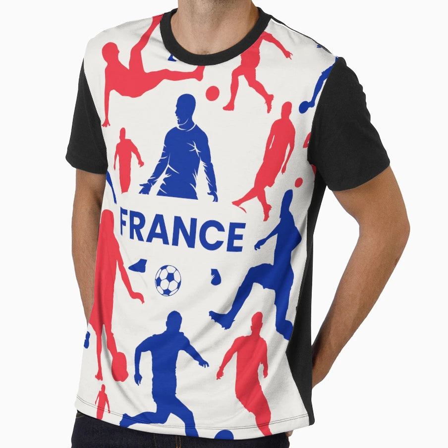 Soccer France T-Shirt - Casual Everyday Wear Men Women - T-Shirt, Sweatshirt, Hoodie